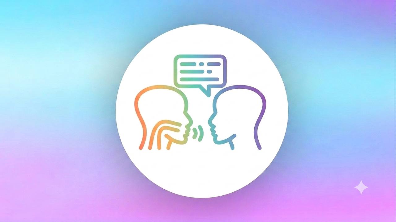 Dos personas manteniendo una conversación consciente